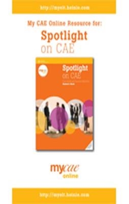 CAE SPOTLIGHT ON, MYCAE ONLINE COURSE | 9781424053810