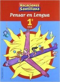 1ESO VACACIONES PENSAR EN LENGUA | 9788429494433 | Varios autores
