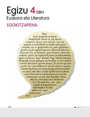 EGIZU 4 DBH EUSKARA ETA LITERATURA EGOKITZAPENA JA | 9788498940893 | VARIOS AUTORES