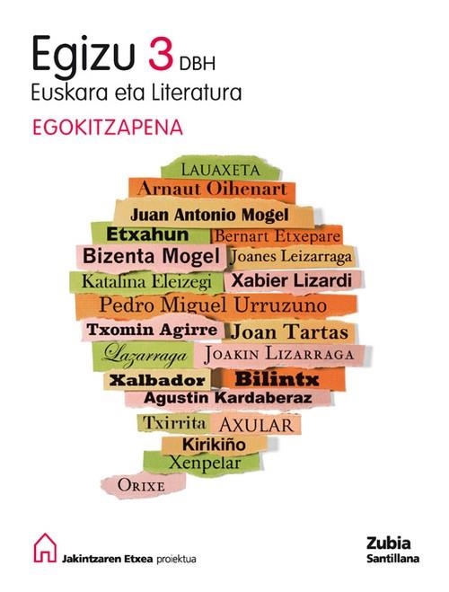EGIZU 3 DBH EUSKARA ETA LITERATURA EGOKITZAPENA JA | 9788498941746