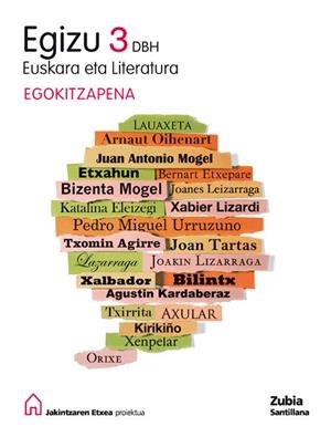 EGIZU 3 DBH EUSKARA ETA LITERATURA EGOKITZAPENA JA | 9788498941746