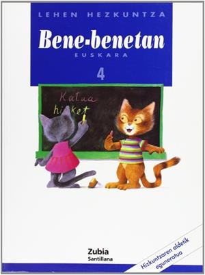 EUSKARA BENE BENETAN 4 LEHEN HEZKUNTZA IKASLIBURUA | 9788481470864 | VARIOS AUTORES
