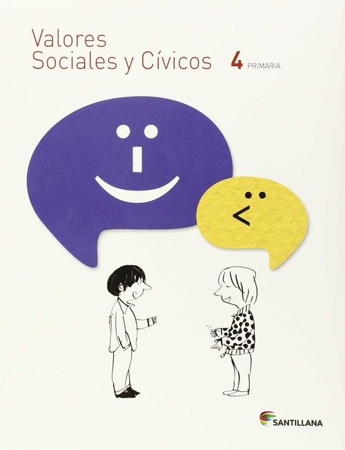 VALORES SOCIALES Y CIVICOS 4 PRIMARIA SANTILLANA | 9788468028453 | VARIOS AUTORES