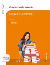 CUADERNO ESTUDIO LENGUA CST Y LITERATURA 3 ESO | 9788468087726
