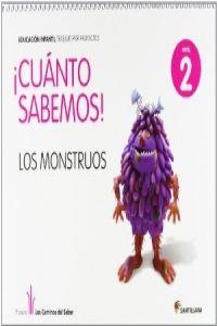 CUANTO SABEMOS NIVEL 2 LOS MONSTRUOS | 9788468015132 | Varios autores