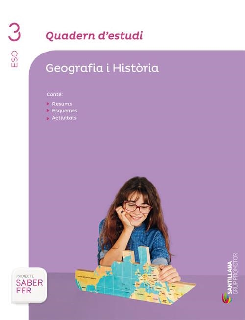 QUAD ESTUDI GEOGR I HIST CATAL ED15-3SEC | 9788490479230 | VARIOS AUTORES