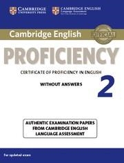 PROFICIENCY CAMBRIDGE TEST 2 SB NO KEY | 9781107637924 | ESOL