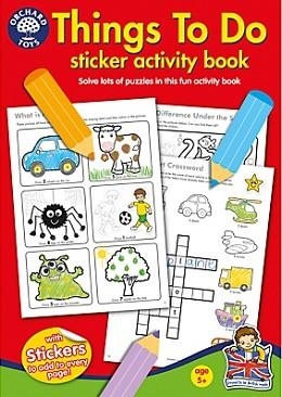 THINGS TO DO STICKER COLOURING BOOK | 5011863501264 | VARIS AUTORS