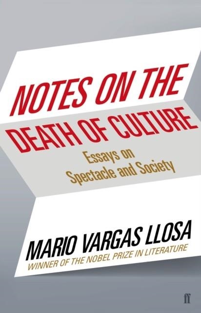NOTES ON THE DEATH OF CULTURE | 9780571300549 | MARIO VARGAS LLOSA