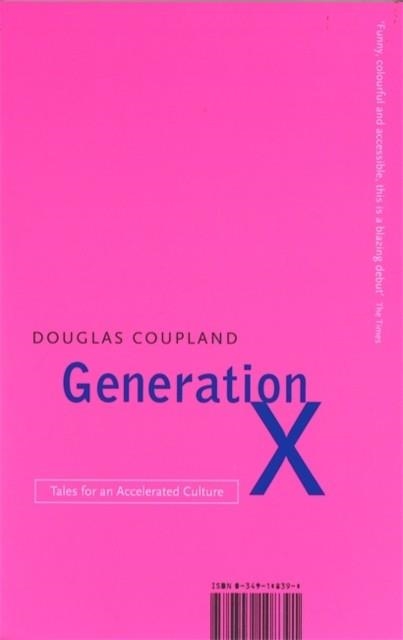 GENERATION X | 9780349108391 | DOUGLAS COUPLAND