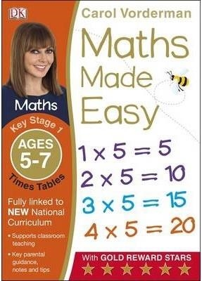 MATHS MADE EASY TIMES TABLES AGES 5-7 KEY SATGE 1 | 9781409344896 | CAROL VORDERMAN