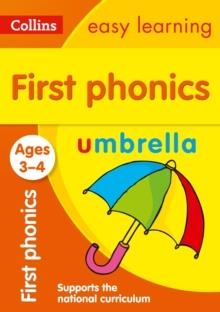 FIRST PHONICS AGES 3-4 : IDEAL FOR HOME LEARNING | 9780008151638 | COLLINS EASY LEARNING