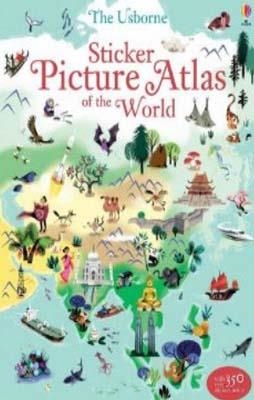 STICKER PICTURE ATLAS OF THE WORLD | 9781409550013 | SAM LAKE