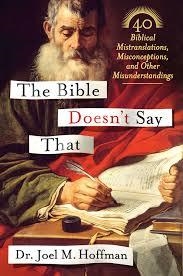THE BIBLE DOESN'T SAY THAT | 9781250059482 | JOEL M HOFFMAN