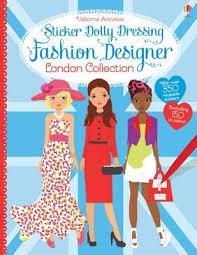 STICKER DOLLY DRESSING FASHION DESIGNER LONDON COL | 9781409597315