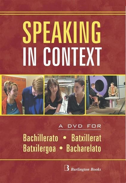 SPEAKING IN CONTEXT DVD PARA BACHILLERATO | 9789963470044