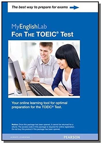 MYENGLISHLAB: TOEIC ACCESS CODE CARD | 9780132881876 | LYNN BONESTEEL