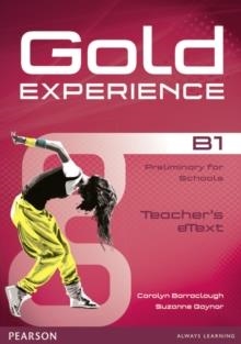 GOLD EXPERIENCE B1 TEACHER ETEXT CD-ROM | 9781447919568 | CAROLYN BARRACLOUGH