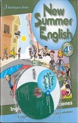 NEW SUMMER ENGLISH PRIM 4 SB+CD SPANISH | 9789963478736
