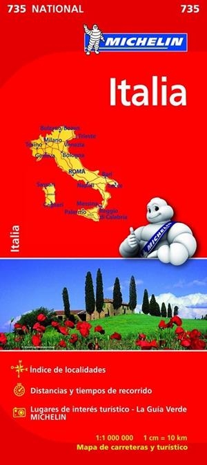 MAPA NATIONAL ITALIA | 9782067200173 | Varios autores
