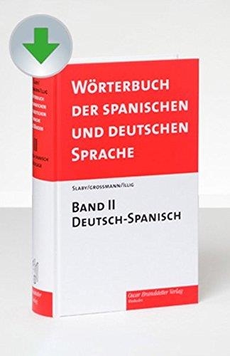 WORTERBUCH DER SPANISCHEN UND | 9783870972455 | RUDOLF J. SLABY