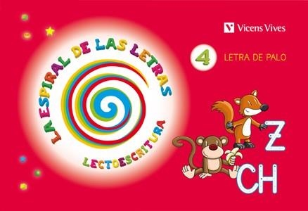 LA ESPIRAL DE LAS LETRAS. LECTOESCRITURA 4. LETRA | 9788468214535 | VICENS VIVES PRIMARIA, S.A.