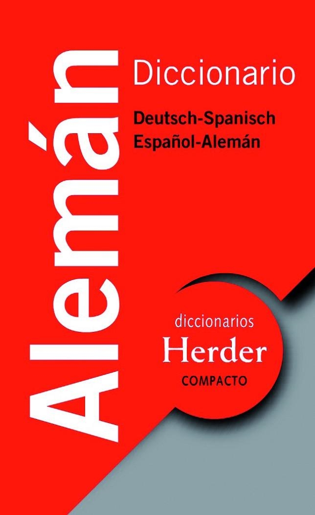 DICCIONARIO HERDER COMPACTO ALEMAN<>ESPAÑOL | 9788425425660 | HAENSCH, GÜNTHER