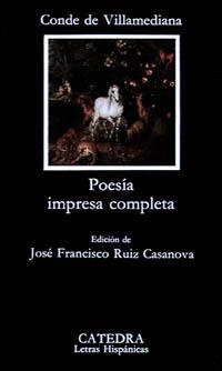 POESIA IMPRESA COMPLETA | 9788437609317 | CONDE DE VILLAMEDIANA