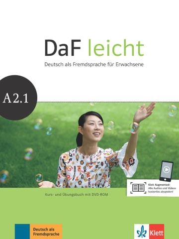 DAF LEICHT A2.1 KURS- UND ÜBUNGSBUCH MIT AUDIOS UND VIDEOS | 9783126762557
