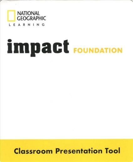 IMPACT FOUNDATION CLASSROOM PRESENTATION TOOL | 9781337293600 | KATHERINE STANNETT