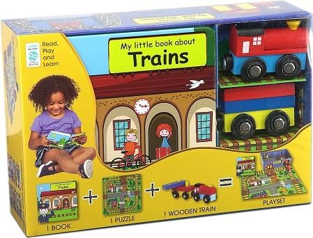 MY LITTLE TRAIN STATION (BOOK+TOY) | 9788778845818 | LOUISE BUCKENS