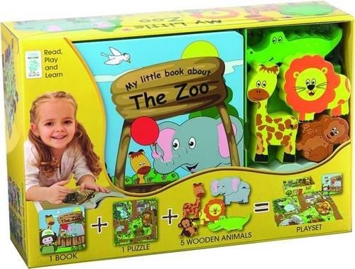 MY LITTLE ZOO (BOOK+TOY) | 9788778845795 | LOUISE BUCKENS