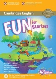 YLE FUN FOR STARTERS 4E SB+BOOKLET 2 | 9781316617465 | ANNE ROBINSON