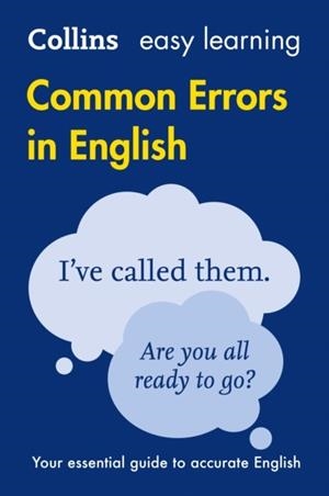 EASY LEARNING COMMON ERRORS IN ENGLISH (SECOND EDITION) | 9780008101763