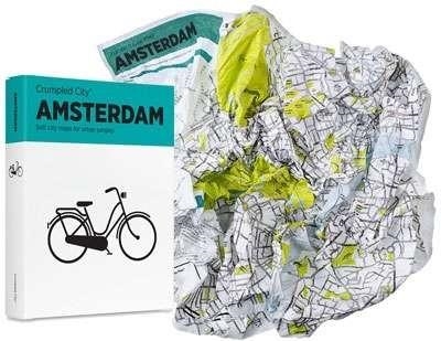 AMSTERDAM CRUMPLED CITY MAP | 9788890573279