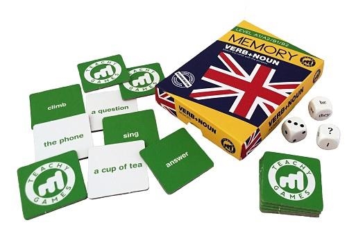 MEMORY VERB+NOUN A1/A2/B1/B2 | 8437016506035 | TEACHY GAMES