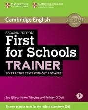 FC TRAINER FIRST FOR SCHOOLS 2015 SB NO KEY | 9781107446045 | ELLIOTT,SUE/TILIOUINE,HELEN/O'DELL,FELICITY