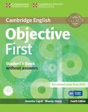 FC OBJECTIVE FIRST 2015 INT. ED. SB+CD ROM | 9781107628342 | CAPEL, ANNETTE/SHARP, WENDY