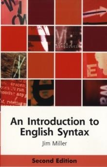 AN INTRODUCTION TO ENGLISH SYNTAX | 9780748633616 | JIM MILLER