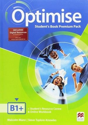 OPTIMISE B1+ EXAM BKLT SB PREMIUM PK | 9781380015969 | TAYLORE-KNOWLES, STEVE/MANN, MALCOLM