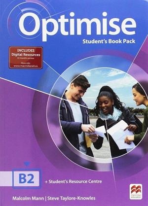 OPTIMISE B2 EXAM BKLT SB  PK | 9781380015976 | TAYLORE-KNOWLES, STEVE/MANN, MALCOLM