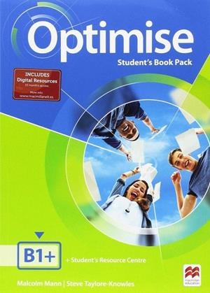 OPTIMISE B1+ EXAM BKLT SB  PK | 9781380015952 | TAYLORE-KNOWLES, STEVE/MANN, MALCOLM