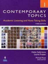 CONTEMPORARY TOPICS 1: ACADEMIC LISTENING AND NOTE-TAKING SKILLS (INTERMEDIATE) | 9780132355704