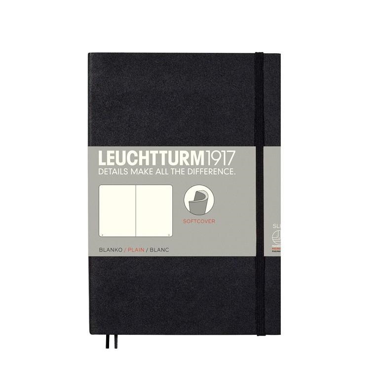 NOTEBOOK MEDIUM A5 (145X210 MM), TAPA BLANDA, LISA NEGRA | 4004117328190