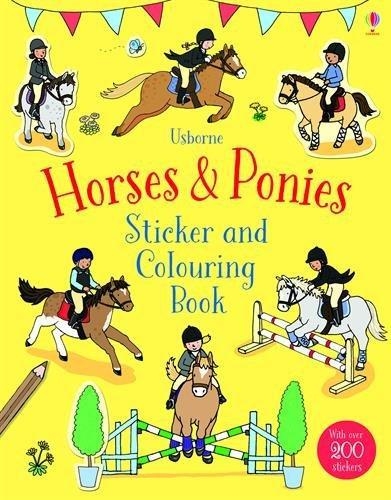 HORSES AND PONIES STICKER AND COLOURING BOOK | 9781409597506 | JESSICA GREENWELL