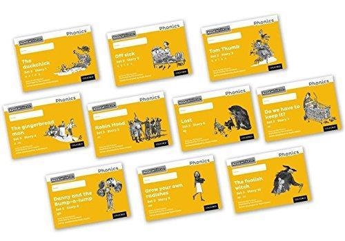 READ WRITE INC. PHONICS: BLACK AND WHITE YELLOW SET 5 STORYBOOKS MIXED PACK OF 10 | 9780198373018 | GILL MUNTON