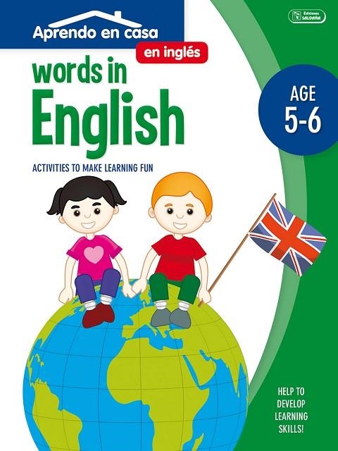 APRENDO EN CASA INGLÉS (5-6 AÑOS) WORDS IN ENGLISH | 9788499399195 | PATIMPATAM