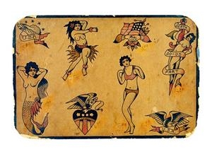 VINTAGE TATTOO FLASH VOL 2 | 9781576878477 | JONATHAN SHAW