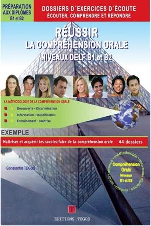 RÉUSSIR LA COMPRÉHENSION ORALE DELF B1-B2 – LIVRE + CORRIGES + 2CD | 9789608268203