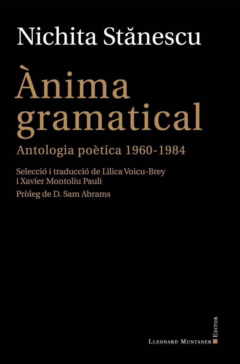 ÀNIMA GRAMATICAL | 9788416554799 | STANESCU, NICHITA